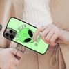 Aesthetics Cute Cartoon alien space Magnetic Phone Case For iPhone 17 Air 16 14 13 12 Pro Max 15 Plus Wireless MagSafe Cover