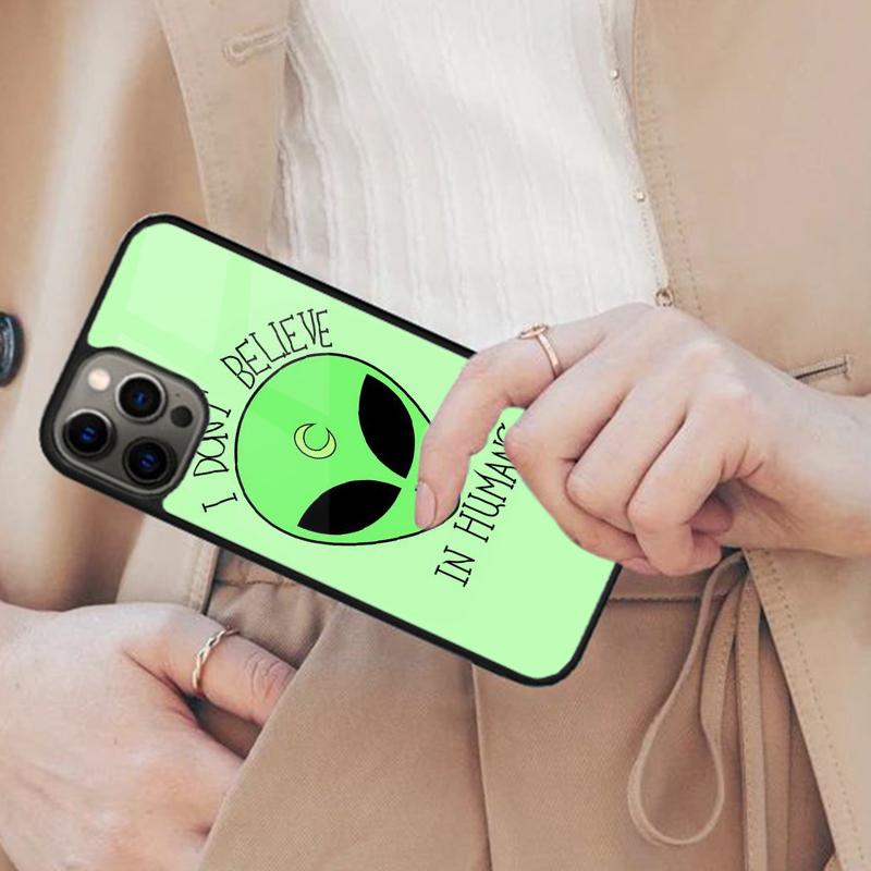 

Aesthetics Cute Cartoon alien space Magnetic Phone Case For iPhone 17 Air 16 14 13 12 Pro Max 15 Plus Wireless MagSafe Cover iPhone 14