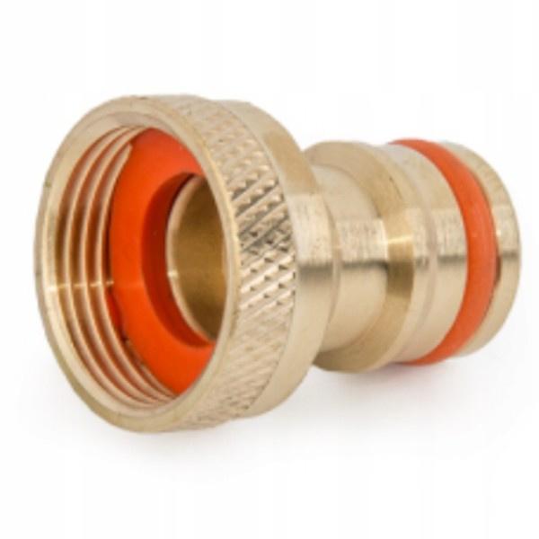 Przyłącze Na Kran Gw 1/2" Mosiężne Adapter Do Węża Ogrodowego Złączka