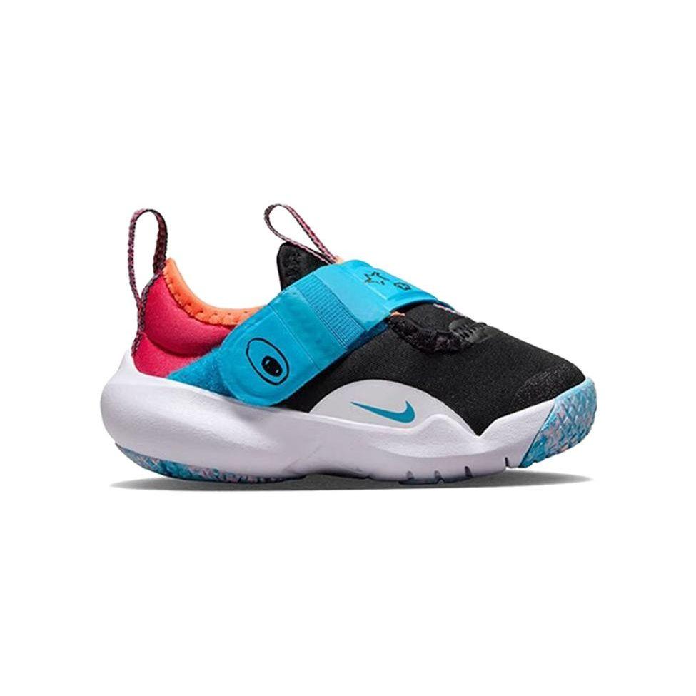 Nike Dětské tenisky Flex Advance SE TD Doodles, černé, světle béžové, červené, modré a bleskově modré DZ2801-001