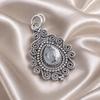 Natural Dendritic Opal Gemstone 925 Sterling Silver White Stone Jewelry Handmade Pendant 1.55" PP-25-24