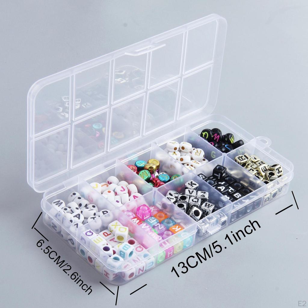 Spacer Beads Letter Boys Girls Crafts 2M Cable Loose Kids Set for Keychain
