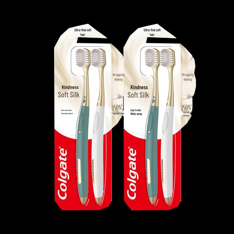Colgate Wide Soft Floss Charcoal Spiral Toothbrush
