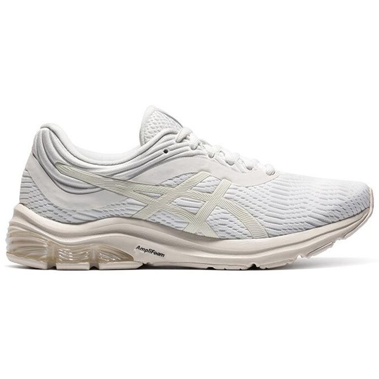 Asics Gel-Pulse 11 Classic Casual Fabric Low-Top Marathon Running Shoes Women sneaker White 1012B138-102