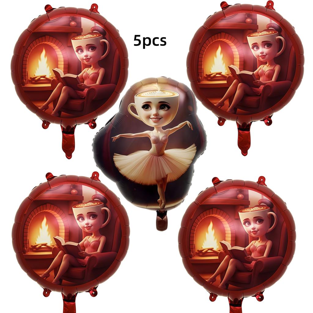 Italian Brainrot Birthday Party Decoration Tung Tung Tung Balloon Sahur Tralalo Foil Balloon Latex Balloon brainrot Party Favors