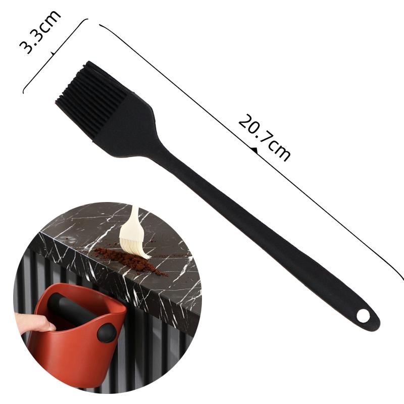 1PC Espresso Knock Box Container with Anti-Slip Base Coffee Bar Counter Pouring and Storing Coffee Utensils Barista Accessories