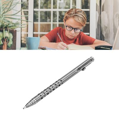 Action Pen Ti Legierung Leicht Tragbarer Kugelschreiber mit Clip für Business Schule