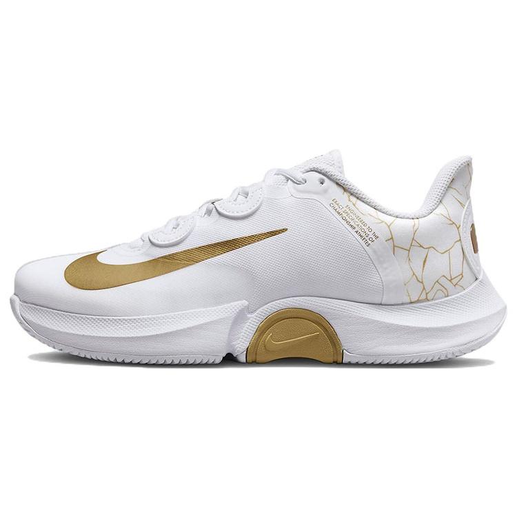 (WMNS) Nike x Naomi Osaka Court Air Zoom GP Turbo White Metallic Gold Women s DX0341-100 EU 35.5