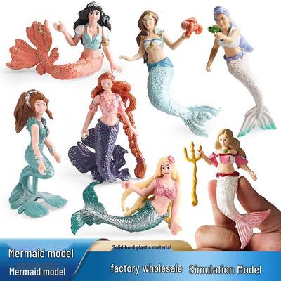 Realistic Mermaid Heart Princess Doll - Cake Decoration Toy for Kids