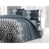 Bedding Set - 1 Duvet Cover 220 X 240 Cm + 2 Pillowcases 60 X 60 Cm - 65% Cotton, 35% Polyester - Grey