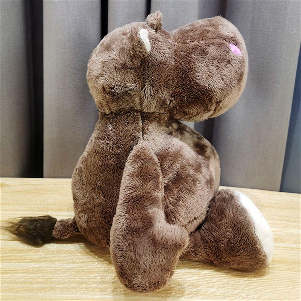Plush Doll Hippopotamus Plush Toys Forest Animal Hippo Stuffed Toy Birthday Gift   Boys and Girls