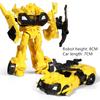 24PCS Transformation Mini Cars Kid Timeless Robot Car Toys Action and Toy Figures Plastic Deformation Boys Presents For Children