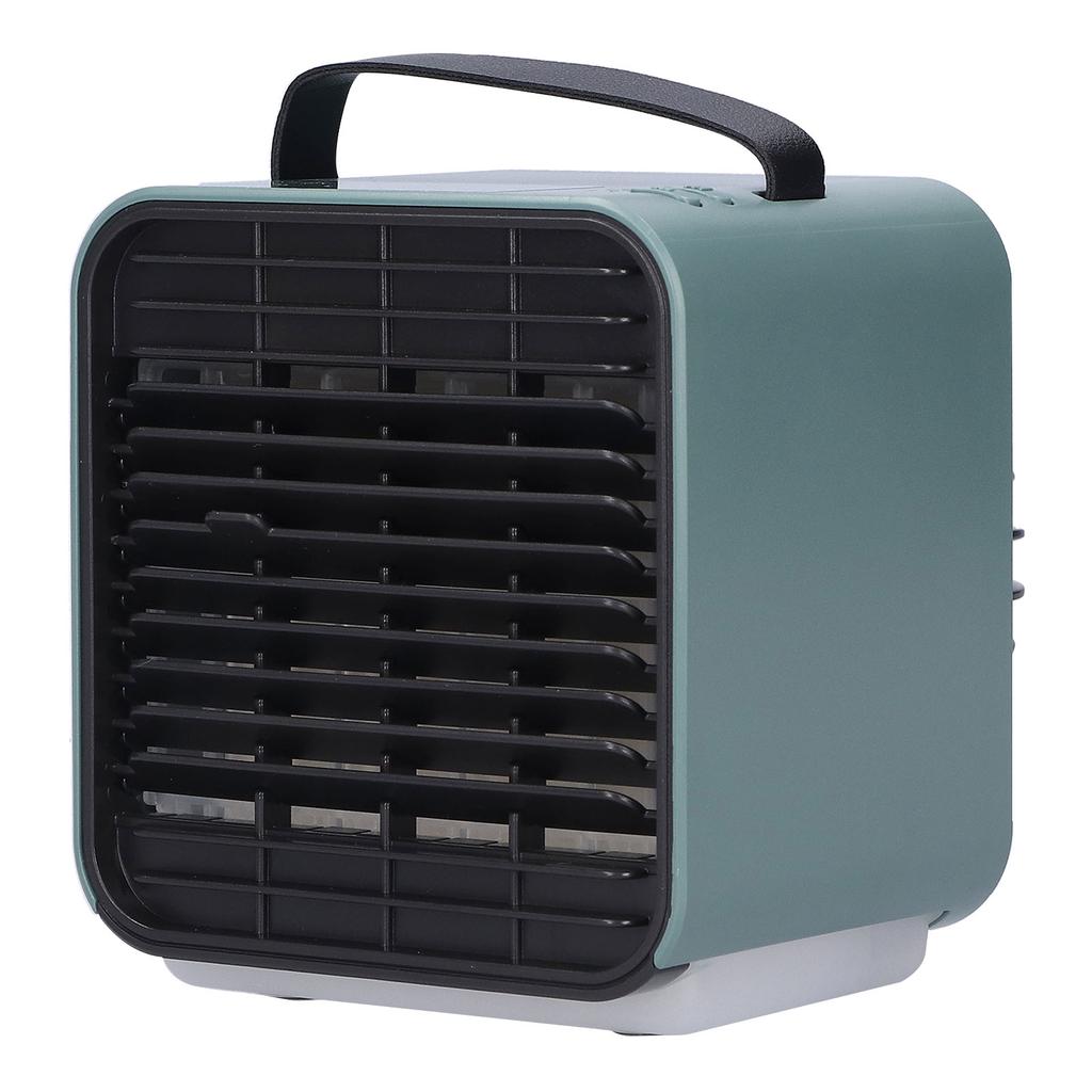 2-in-1 Negative Ion Air Purifier Portable Air Cooler USB Cooling Fan with 3 Wind SpeedGreen