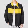 Nike Jachetă cu guler brodat cu logo cu design îmbinat Jachetă pentru bărbați neagră DR2338-010