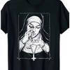Tricou Take Drugs Nun Tricou Harajuku Y2k Mâneci Scurte Tricou Vară Supradimensionat Bărbați Tricou Casual Femei Tricou Hip Hop Stradă Top