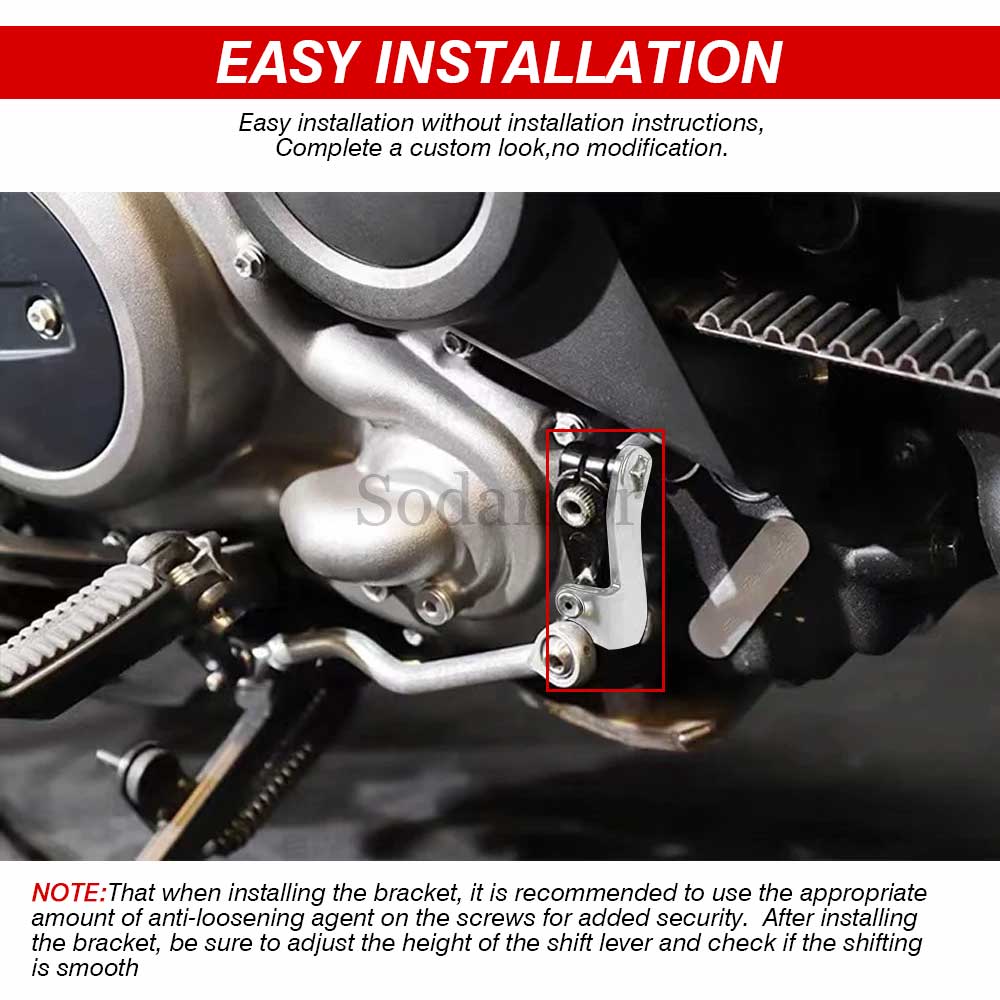 For Harley Davidson Sport Nightster RH975 2022-later Transmission Booster Shift Neutral Assist Bracket Aluminum Motorcycle Part