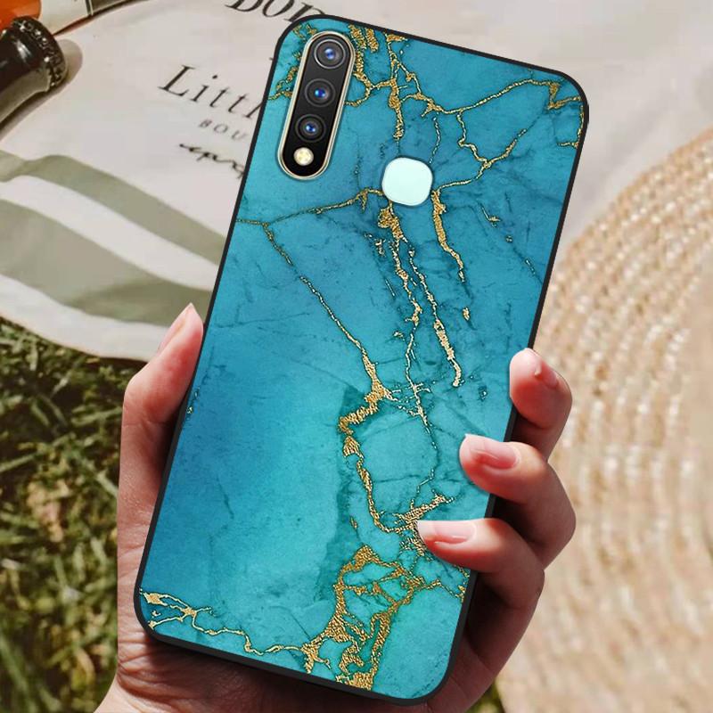 For Vivo Y19 Case Silicone Cover For Vivo 1915 Y19 Y 19 Case 6.53'' Soft TPU Silicon Phone Back Protective Bumper Shells Coque