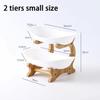 New Fruit Storages Plate Wooden Multi-layer Dining For Household Tabletop Snacks Candies Cake Storage Rack Large Capacity Food