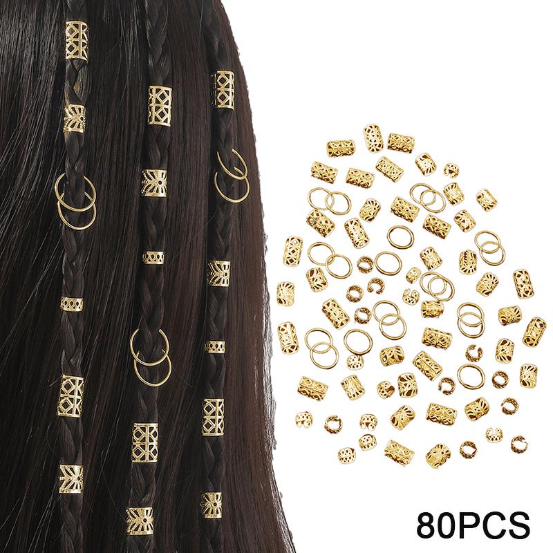 Dreadlock Haarringen Verstelbare Manchetten Clip Haarvlechten Vuile Vlechten Kralen Haarspeld Haaraccessoires Hoofddeksels Voor Vrouwen Meisjes