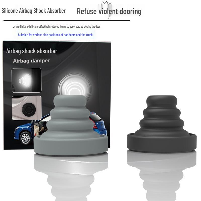 Car Door Shock Absorbing Silicone Pads - Anti-collision, Silent Closing (4-Piece Set)