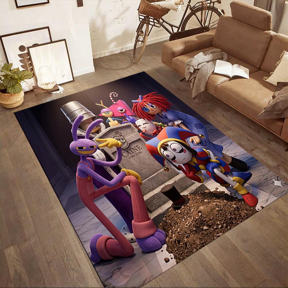 I tappeti quadrati The Amazing Digital Circus sono un'ottima scelta per soggiorni, camere da letto, decorazioni per la casa e come regali.