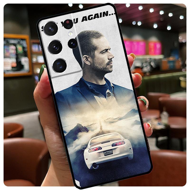 Paul Walker Phone Case For Samsung Galaxy S24 Ultra S20 S21 S22 S23 S25 Ultra S9 S10 Plus S25 FE Cover