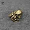Copper Octopus Carving Keychains Sculpture Solid Copper Decoration Animal Octopus Statue Pendant Decor Home Cool Home Stuff