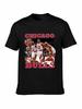 Chicago Bulls Basketball Players Graphic Print T-shirt