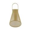 Solar Bamboo Pendant Lantern Outdoor Decorative Light for Garden Patio Balcony Creative Woven Rattan Lantern New Chinese Style Landscape Lighting