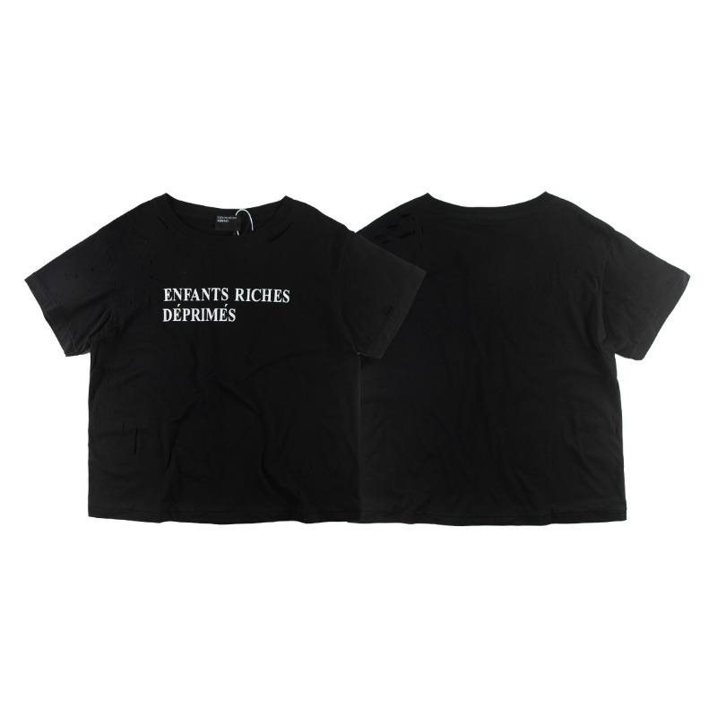 Letter printing retro portrait American tide brand loose men's and women's casual short-sleeved T-shirt tide