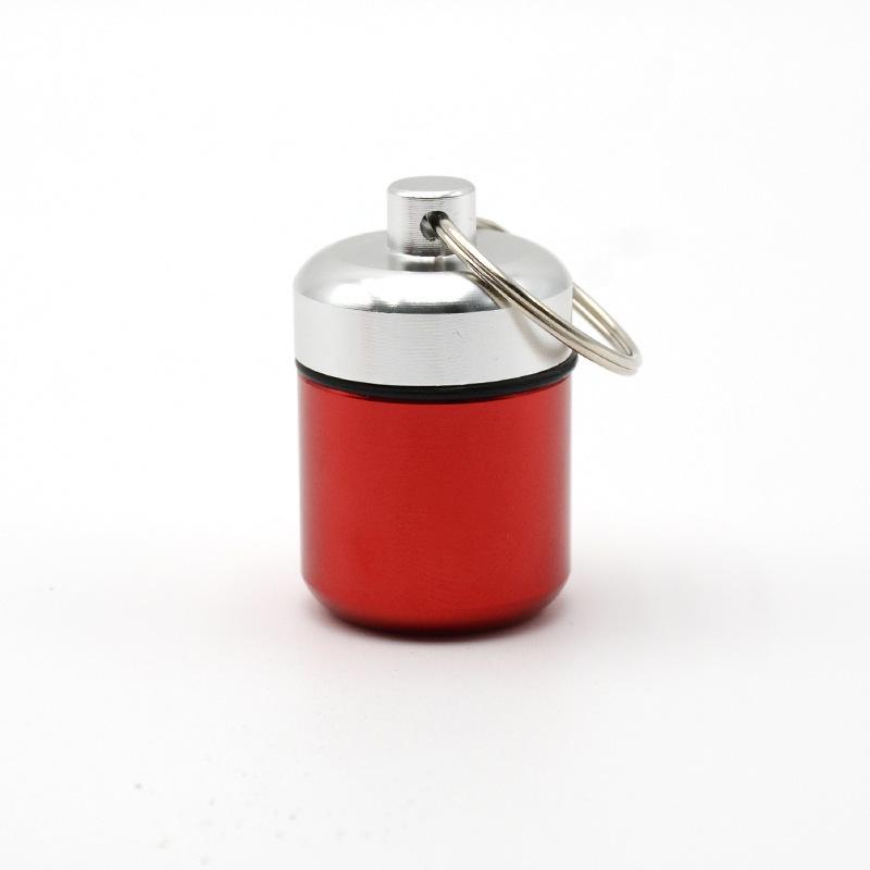 Aluminum Alloy Earplug Storage Box with Keychain