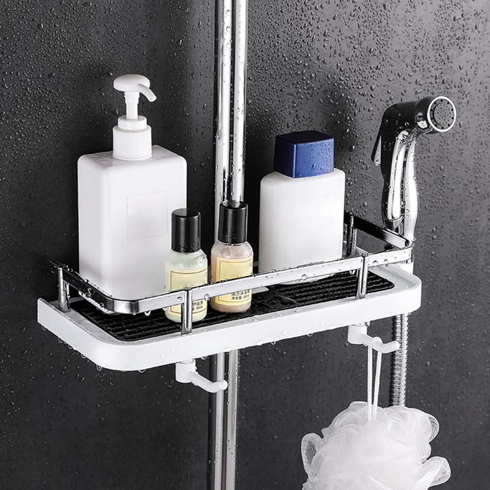 Shower Storage Holder Rack Organizer Bathroom Shelf Shampoo Tray Stand ...