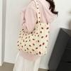 Trendy Street Canvas Tote Bag 2024 Spring New Large Capacity Minimalist Fashion Academy Style Handbag