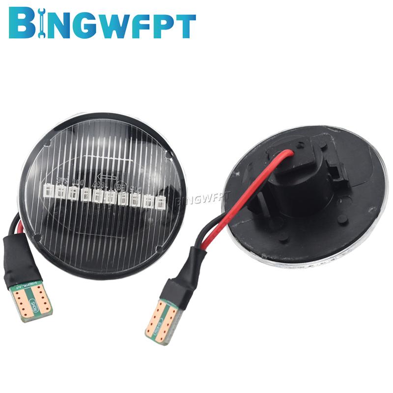 1Pair Side Marker LED Turn Signal Light Flashing Sequential Indicator Blinker Lamp For Land Range Rover L322 2002-2012