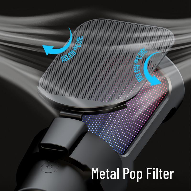 M8 RGB Esports Gaming Microphone – USB Condenser Mic for Live Streaming and Recording