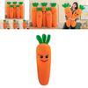 Affascinante Cuscino Peluche Carota Bambola Coccolosa Adorabile Morbido Peluche da Letto