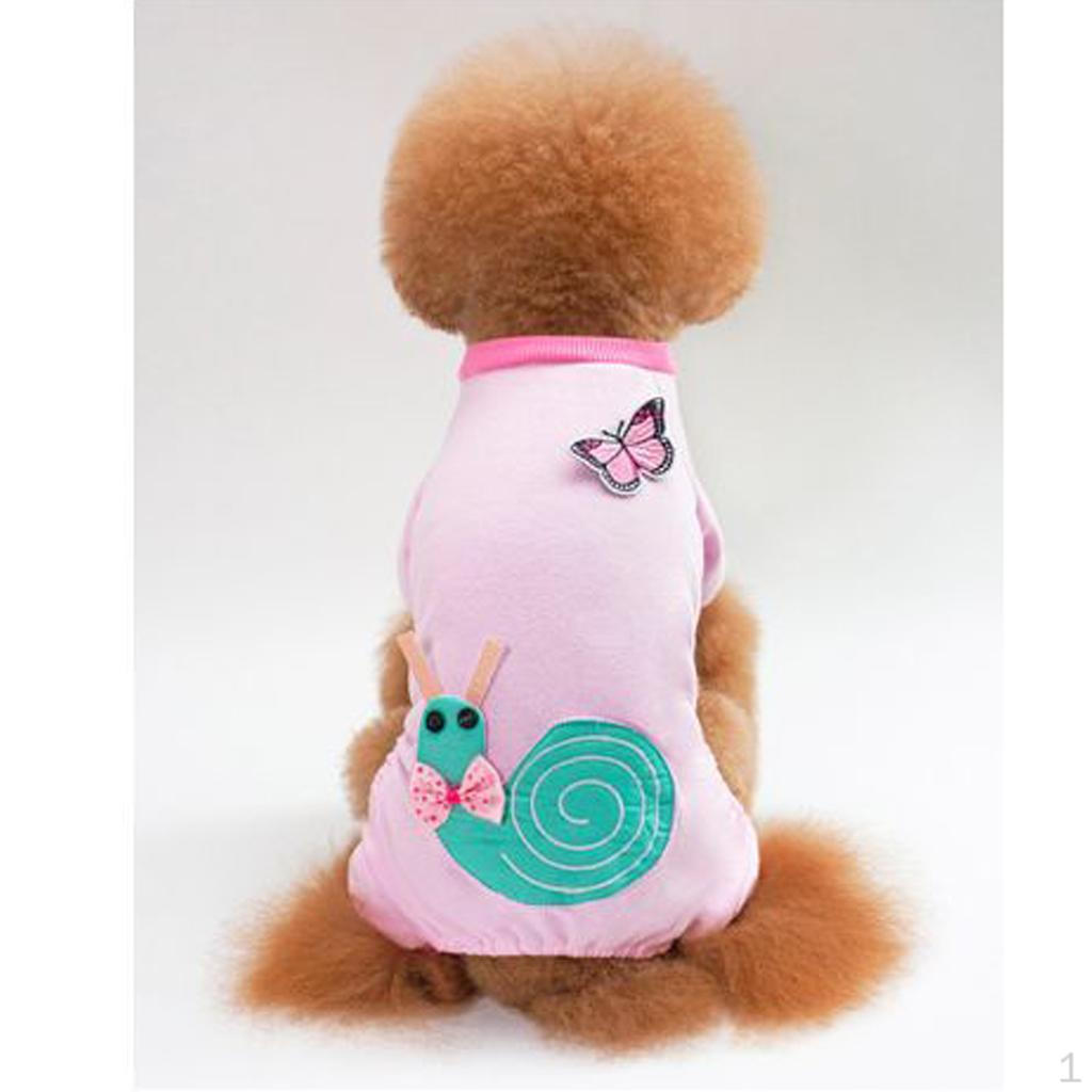 

Dog Shirts Outwear Puppy Coat Clothes Apparel Pink L