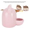 250ml Pet Ceramics Waterer Drinking Feeder Mute Water Dispenser For Hamster Hedgehog Squirrel