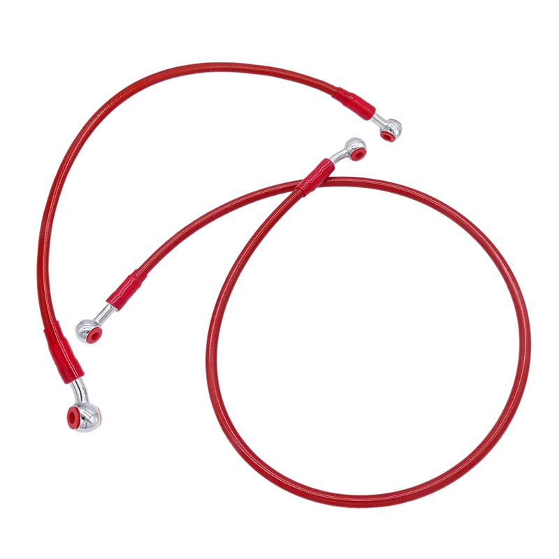 Universal 45cm/90cm Motorcycle Dirt Bike Braided Hydraulic Reinforce Brake Line Clutch Oil Hose for YAMAHA Hydraulic Brake Tube