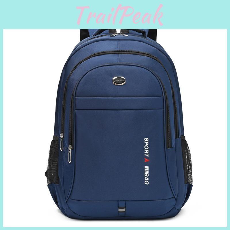 Portable Men Casual Travel Backpack With Patterned Design For School And Travel