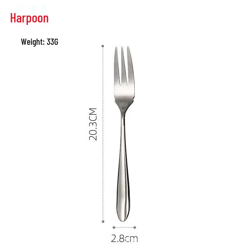 1010 Series 410 Stainless Steel Western Tableware Set – Serving Spoon & Cake Set for Restaurants & Hotels