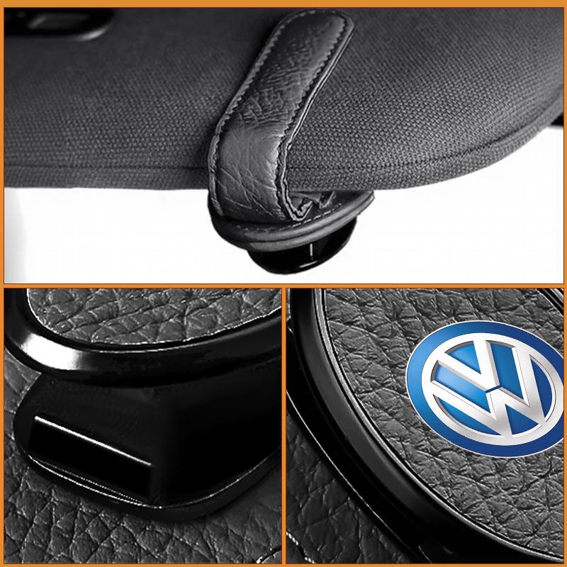 Valve Stems Caps Car Sun Visor Eyeglass Hanger Clip Glasses Holder Card Auto Storage For Volkswagen VW Scirocco Passat Polo B5 BNI8