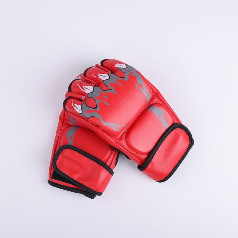 MMA Boxing Gloves Half-Finger Training Punching Bag Sandbag Muay Thai Kickboxing Adult Combat Sports
