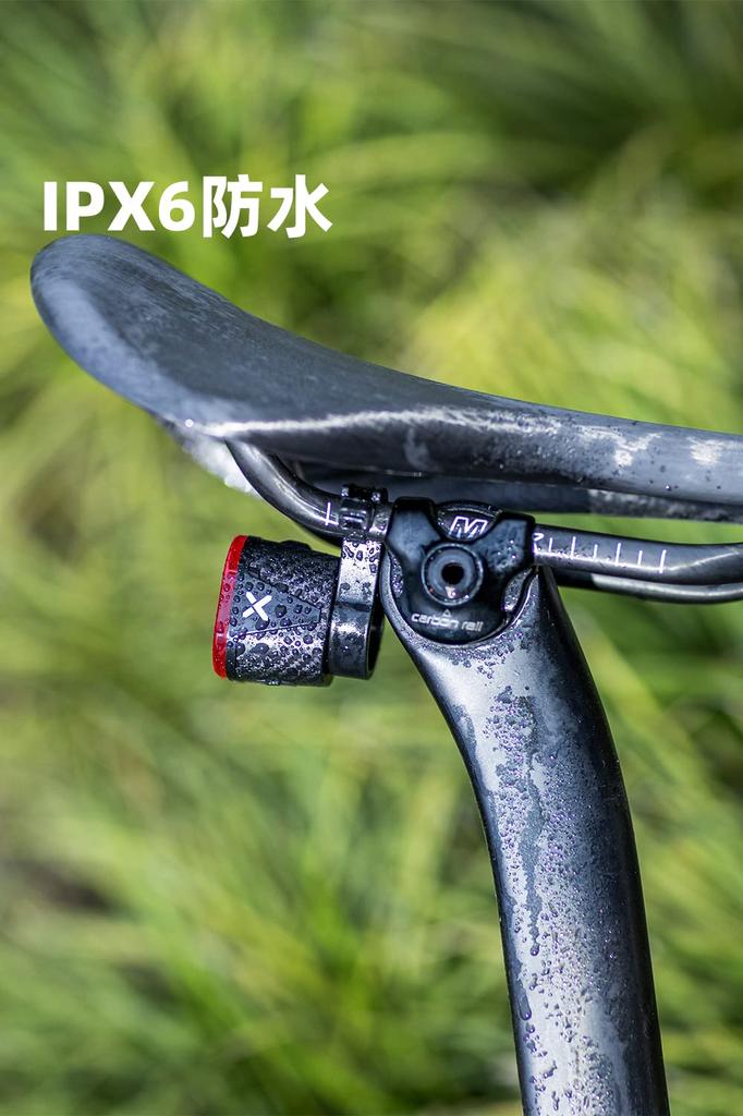 XOSS XR01 Bicycle Tail IPX6 Automatic with Brake Safety Includes Japanese Instruction Manual Light, Waterproof, Type-C Rechargeable, On/Off, Sensor,