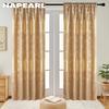 1 rideau double couche occultant et transparent de luxe européen NAPEARL pour chambre à coucher, salon, décoration de la maison