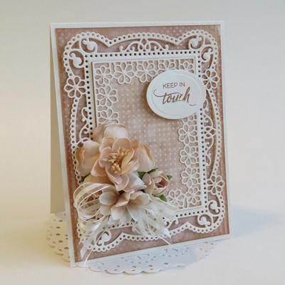 Rechteckige Blume Rahmen Metall Schneiden Stirbt DIY Scrapbooking Karten Album Schablone