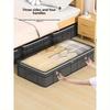 2pcs Extra Large Under-Bed Storage Boxes, Thick Dustproof Moisture-Resistant Organizer with Clear Lid, Space-Saving for Storage