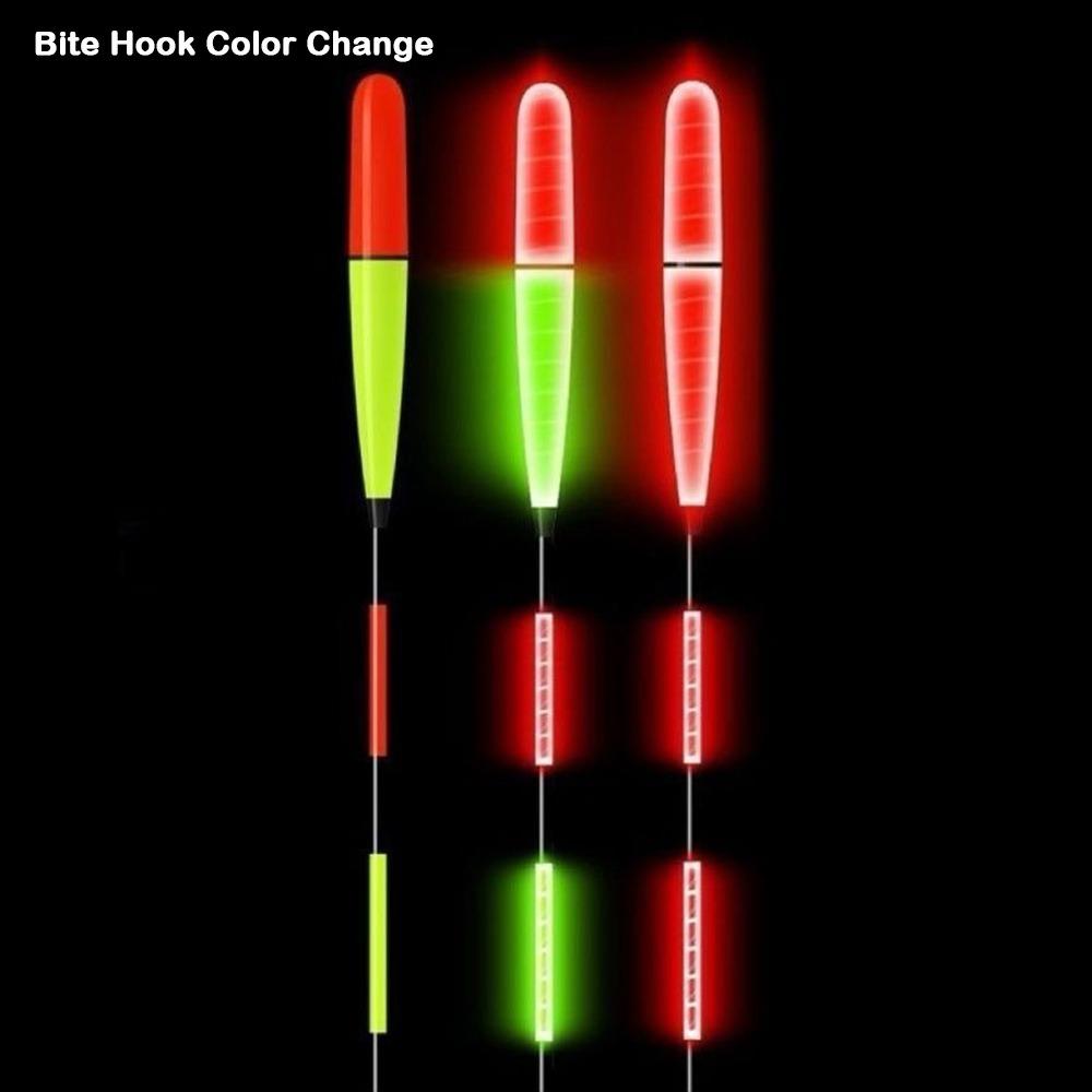 2pcs Ultra Sensitive LED Smart Float Luminous Electronic Float Luminous Float  Outdoor Fishing