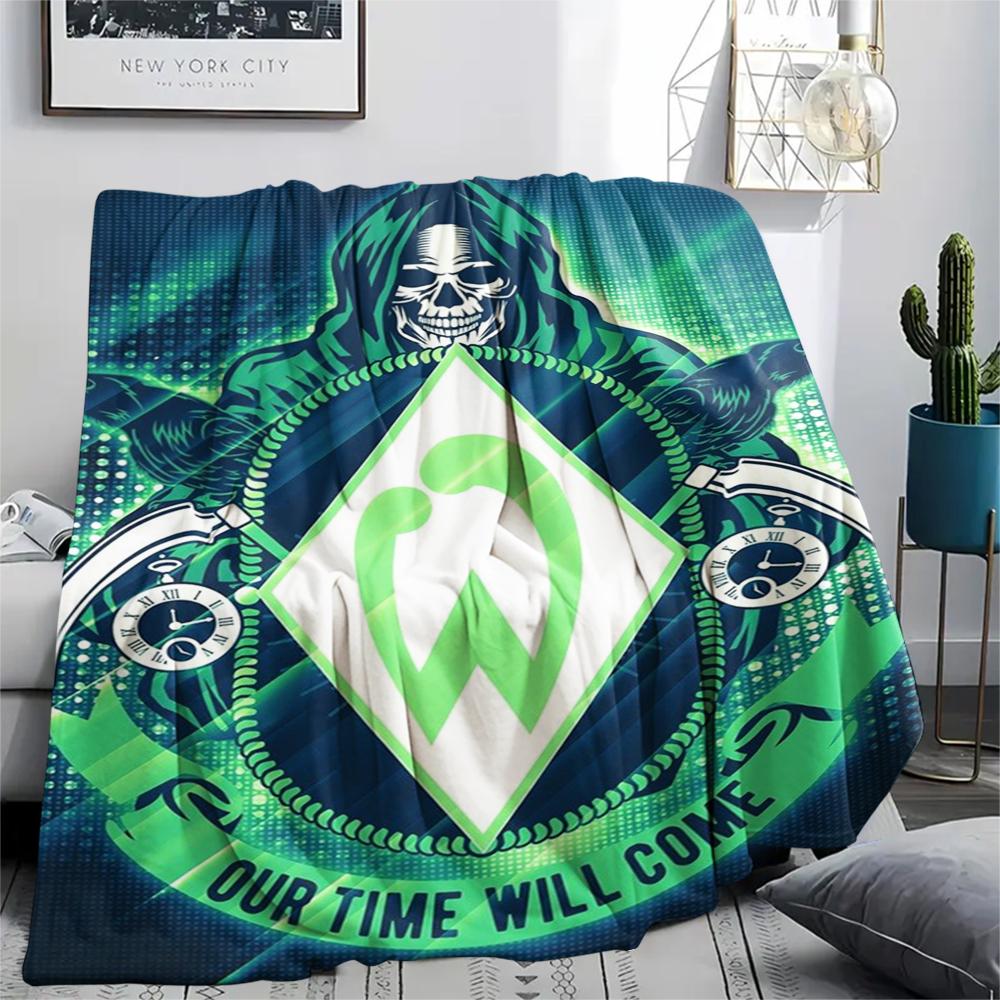 1pc Bremen Germany Print Flannel Blanket, High Quality Comfortable for All Seasons, Home Decor, Warmth and Comfort, Perfect for Christmas Gifts20