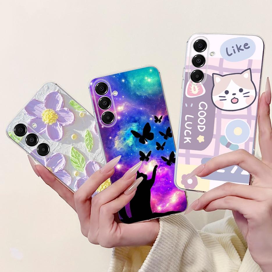 For Samsung Galaxy A17 5G Case SM-A176B Popular Painted Cover Soft Silicone Phone Case For Samsung A17 A 17 5G Back Cover Fundas